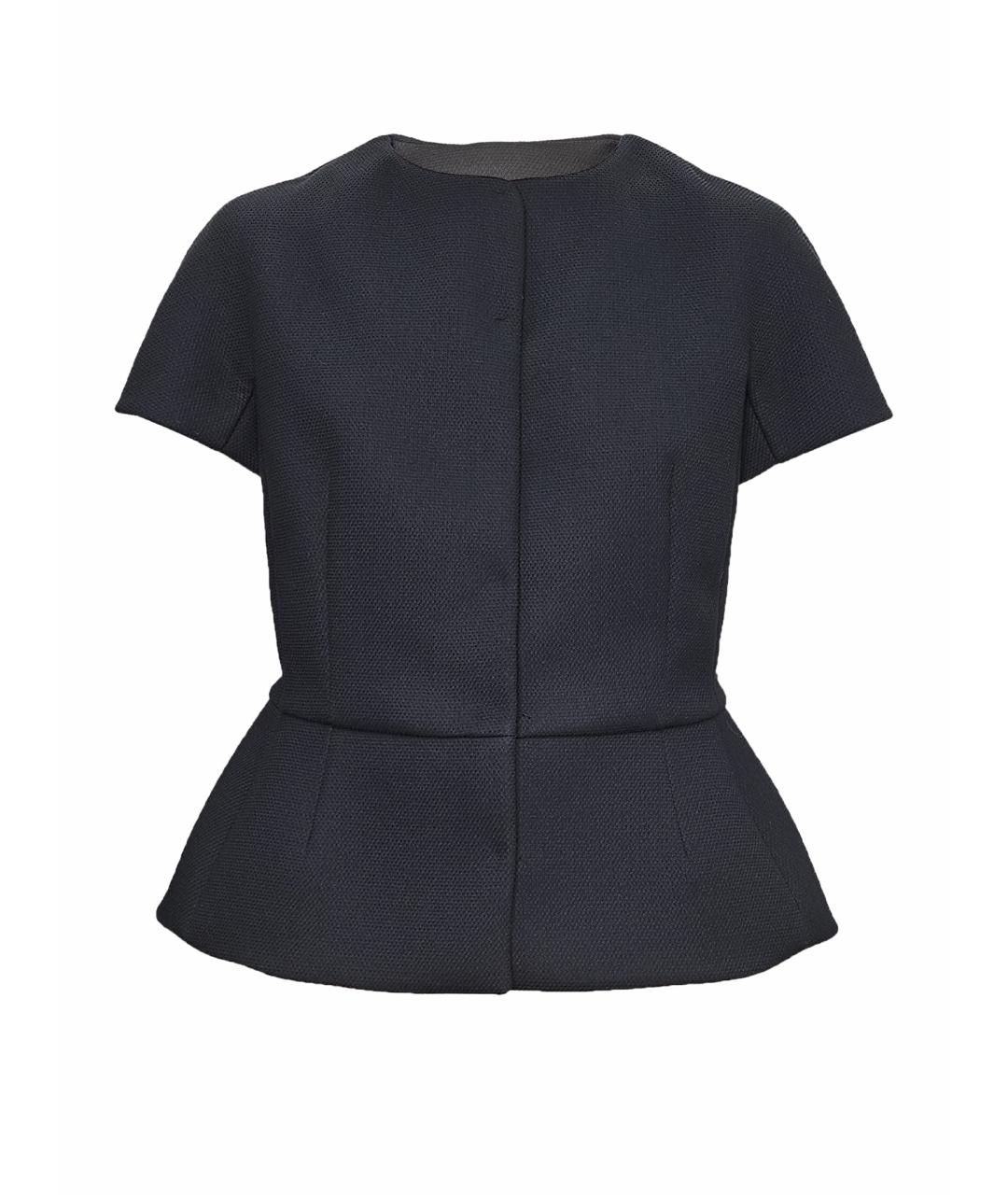 RED VALENTINO Черный вискозный жакет/пиджак, фото 1