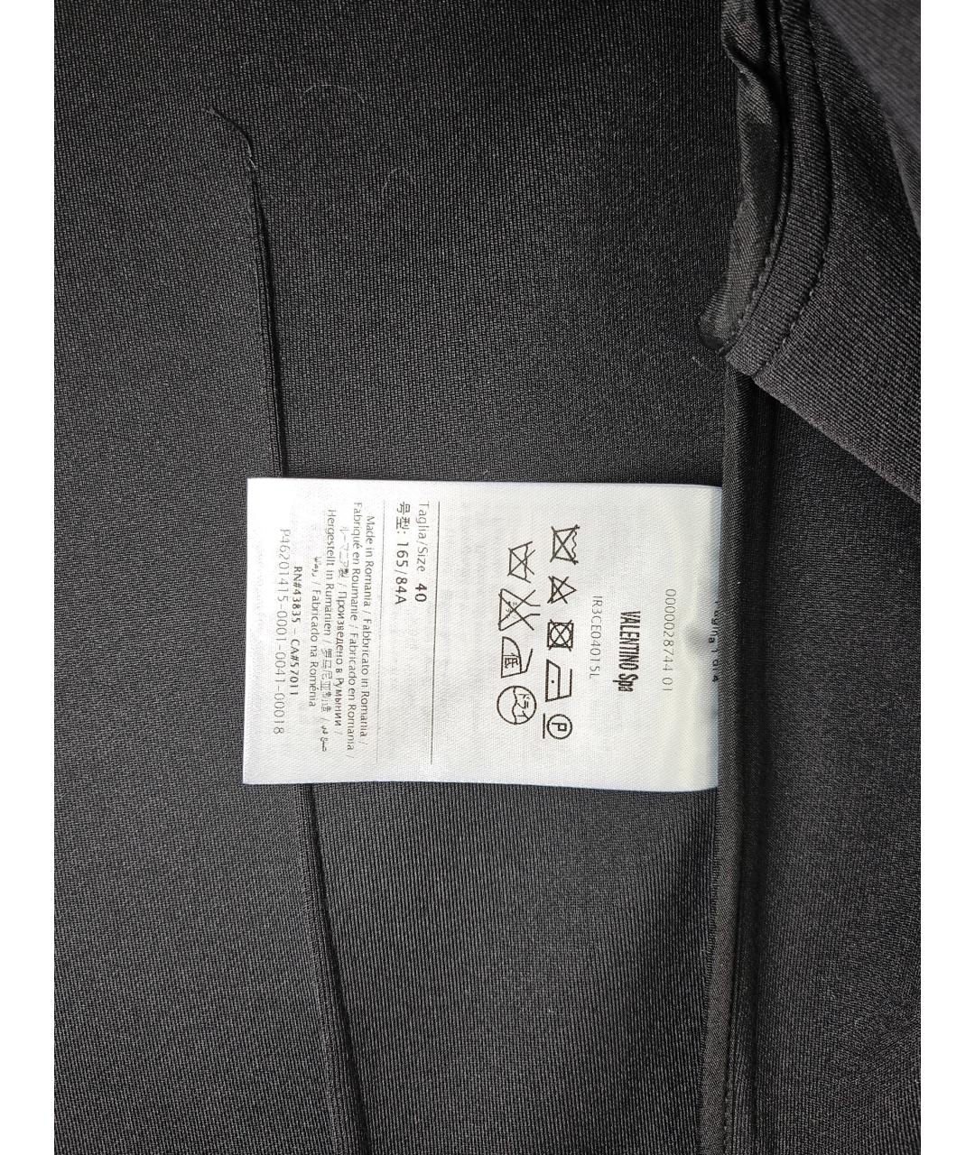 RED VALENTINO Черный вискозный жакет/пиджак, фото 6