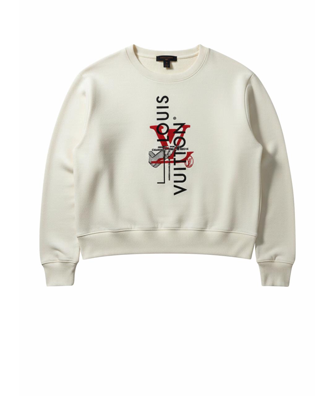 LOUIS VUITTON Белый вискозный джемпер / свитер, фото 1