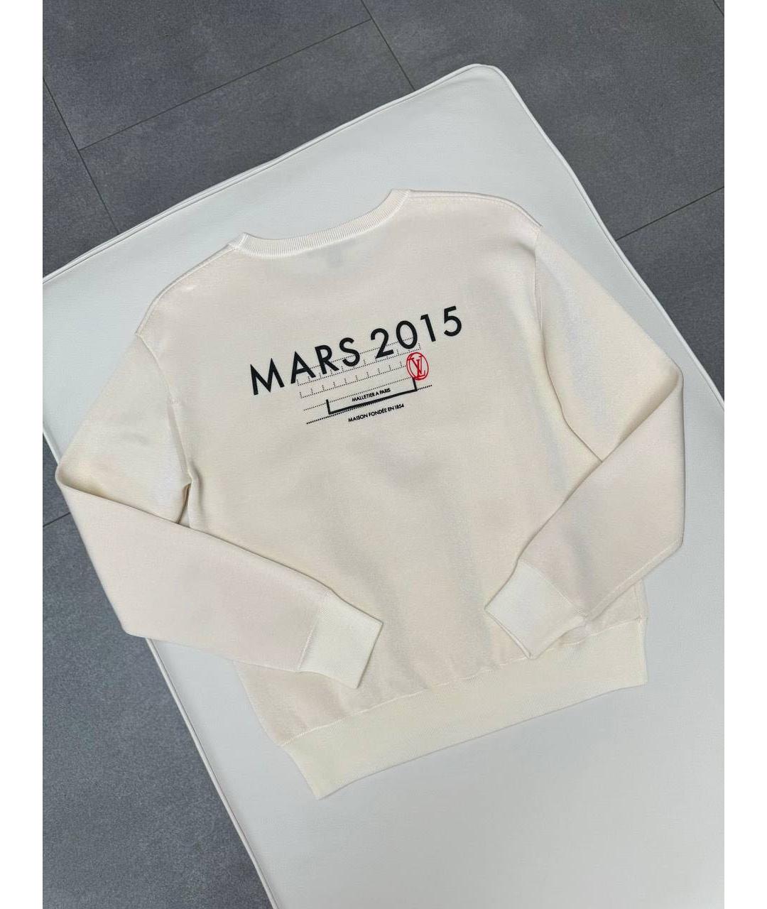 LOUIS VUITTON Белый вискозный джемпер / свитер, фото 2