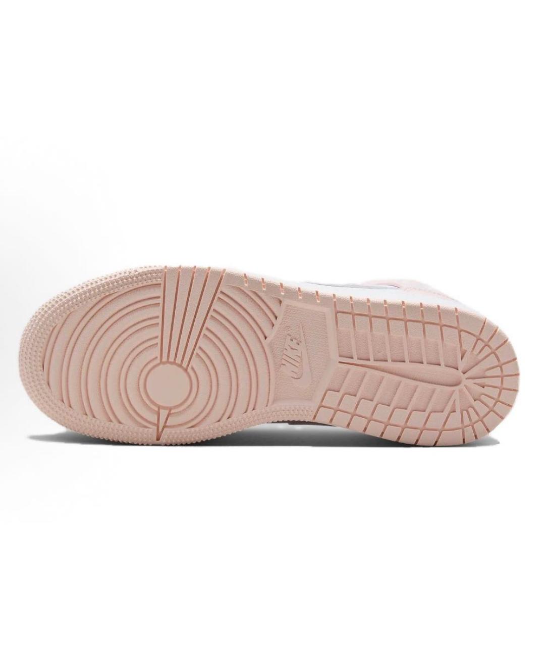 JORDAN Розовые кожаные кроссовки, фото 2