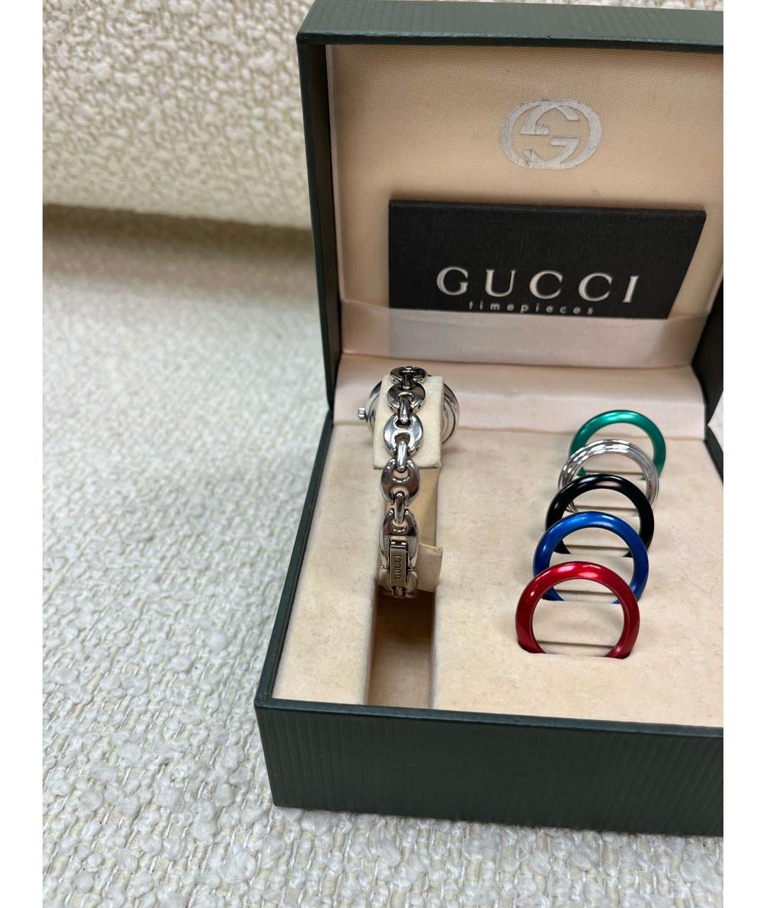 GUCCI Серебряные часы, фото 3