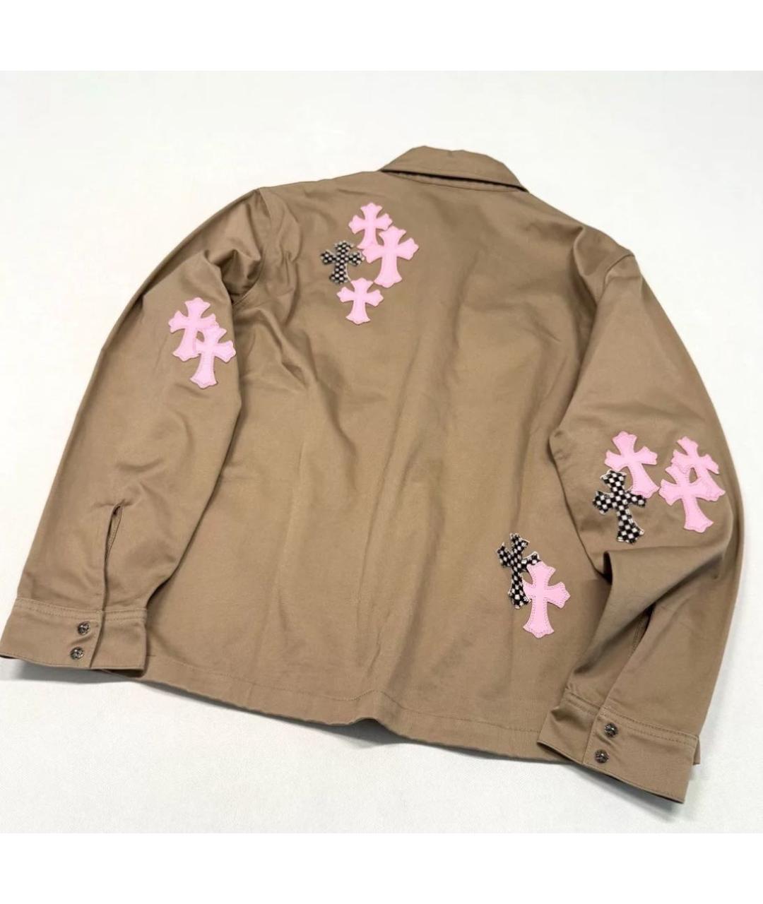 CHROME HEARTS Бежевая кэжуал рубашка, фото 2