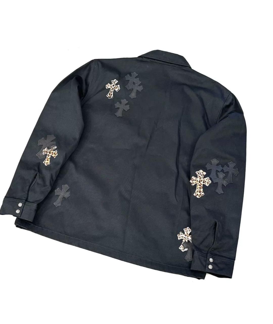 CHROME HEARTS Черная кэжуал рубашка, фото 2