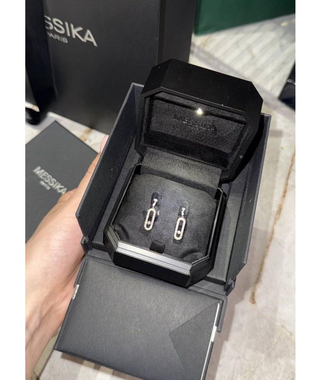 MESSIKA Белые серьги из белого золота, фото 3