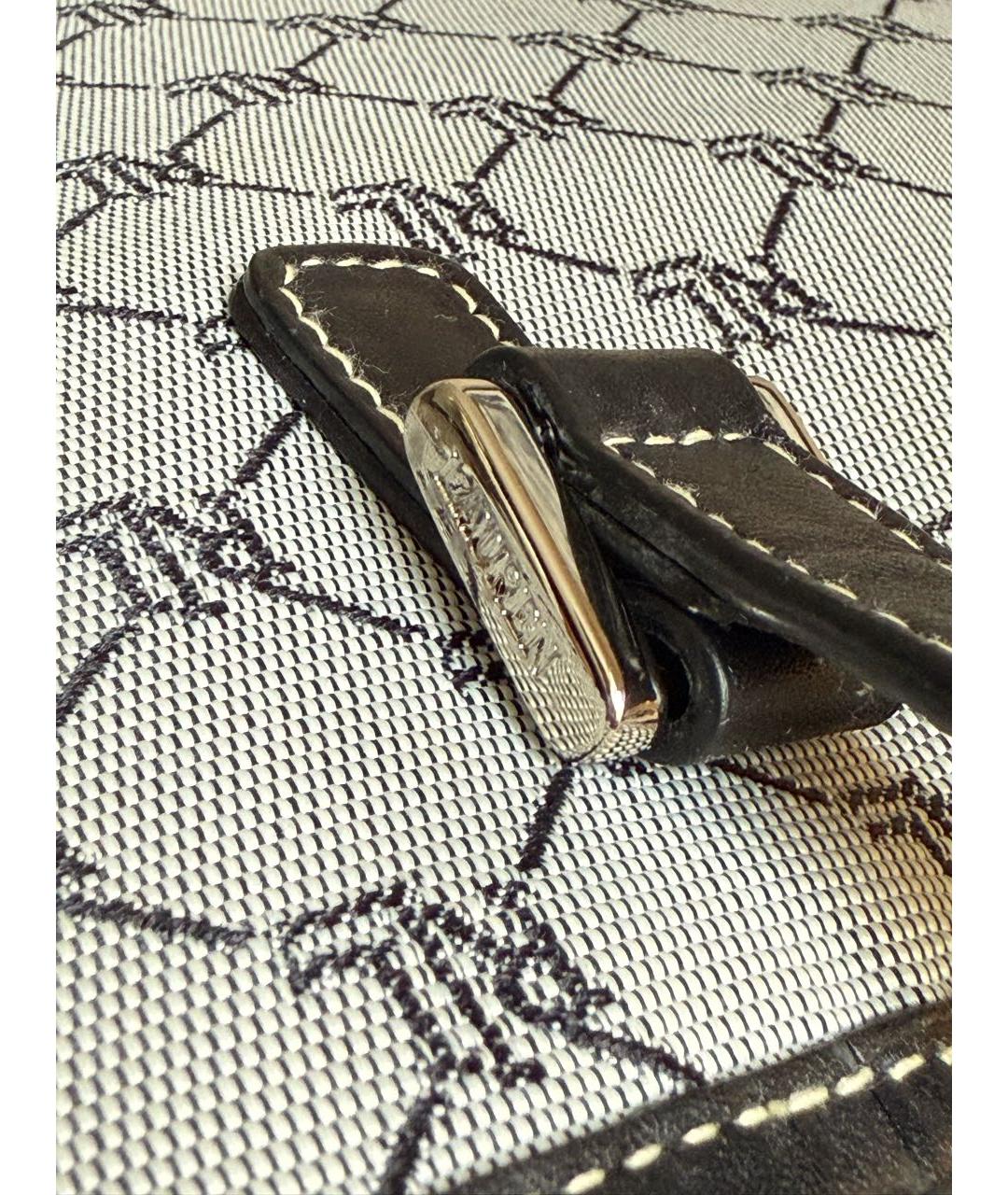 RALPH LAUREN Серая жаккардовая сумка тоут, фото 7