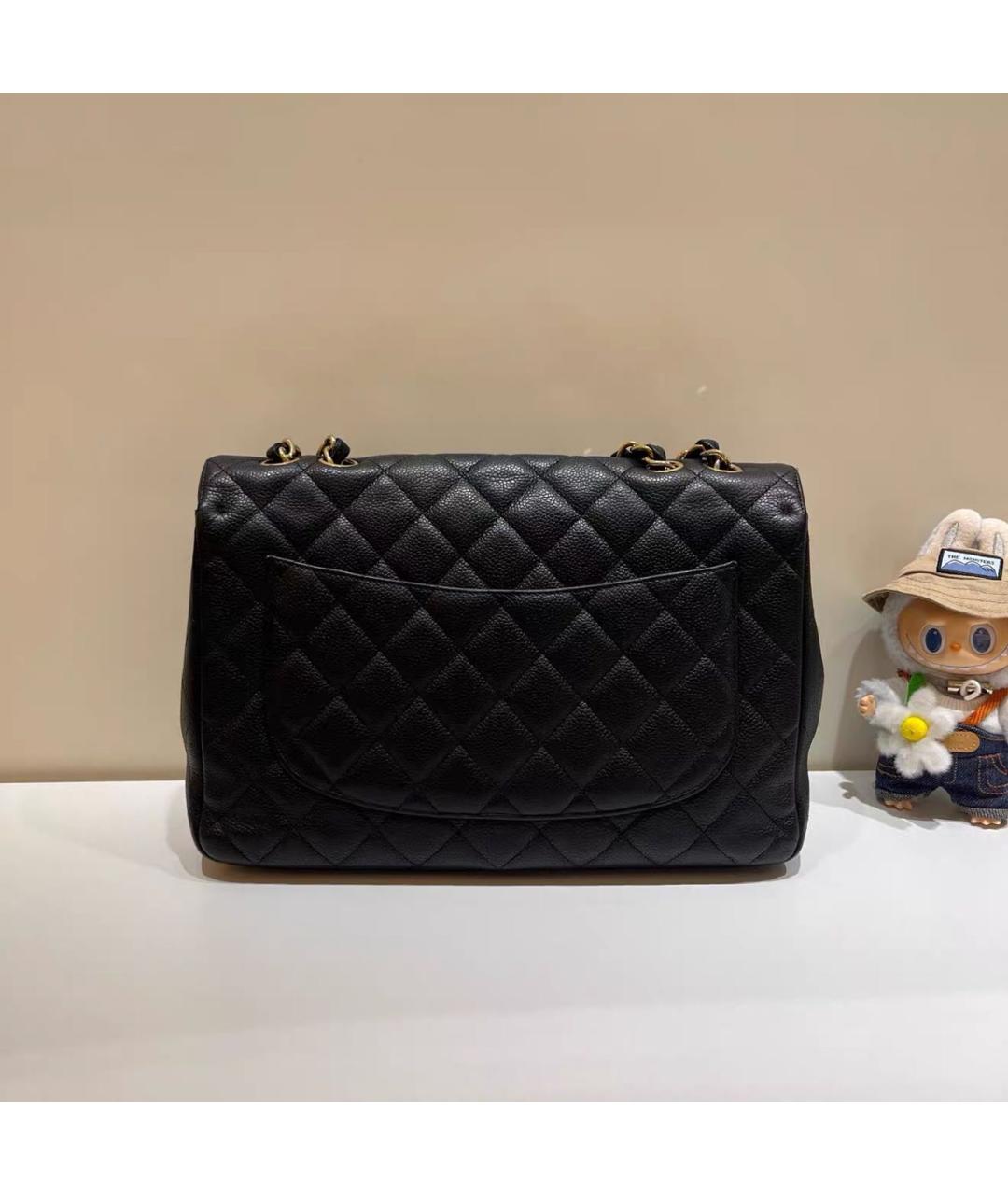 CHANEL Черная кожаная сумка через плечо, фото 2