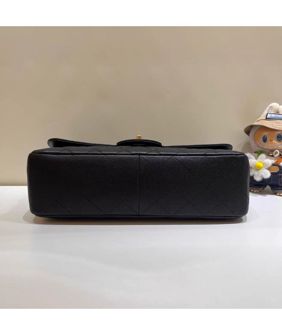 CHANEL Черная кожаная сумка через плечо, фото 7