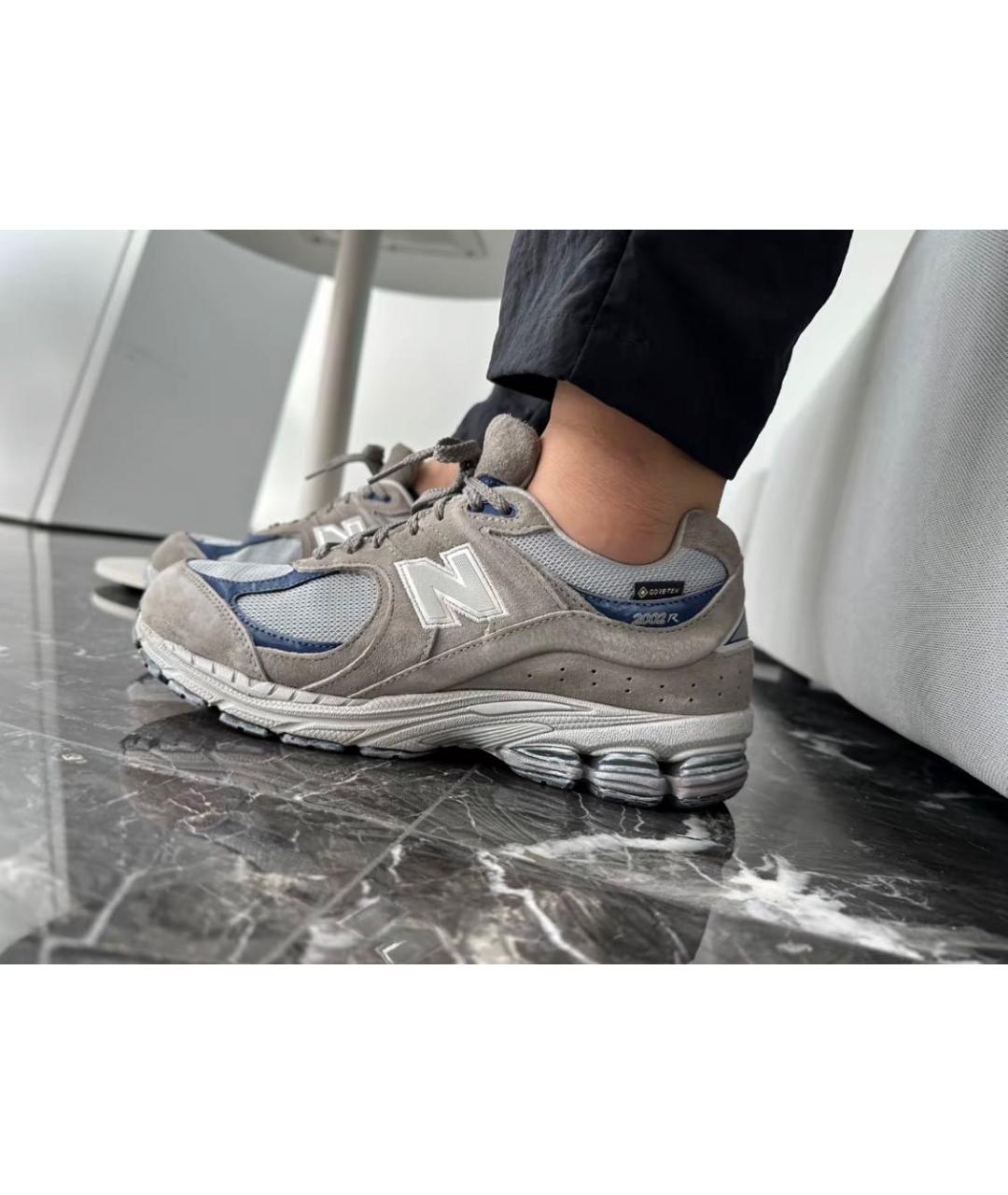 NEW BALANCE Бежевые текстильные низкие кроссовки / кеды, фото 4