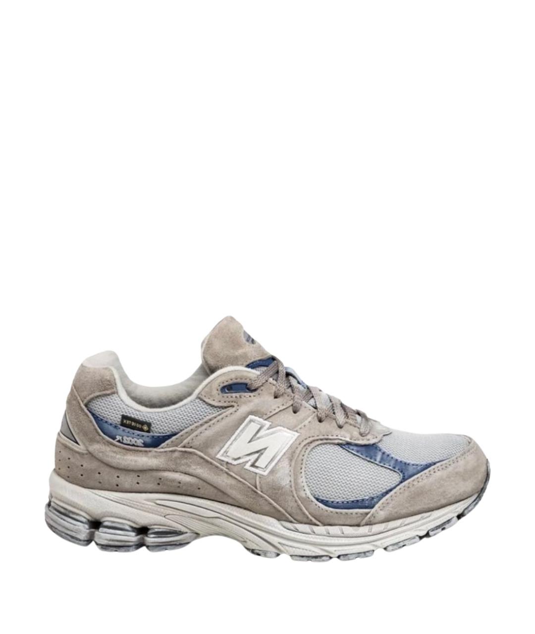 NEW BALANCE Бежевые текстильные низкие кроссовки / кеды, фото 1