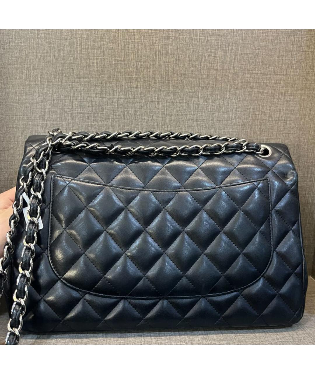 CHANEL Черная кожаная сумка через плечо, фото 2