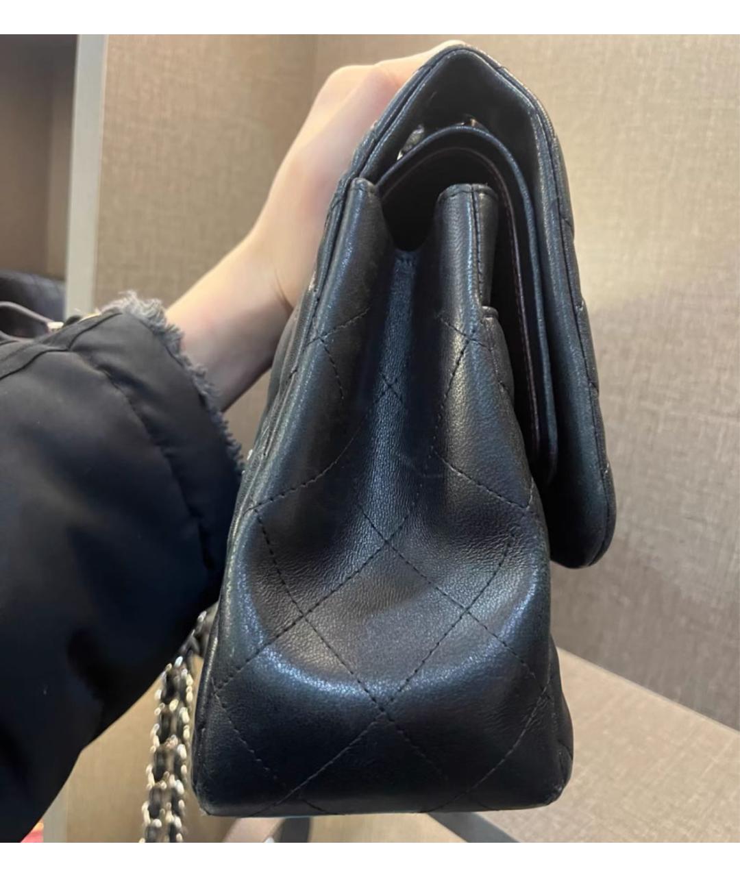 CHANEL Черная кожаная сумка через плечо, фото 3