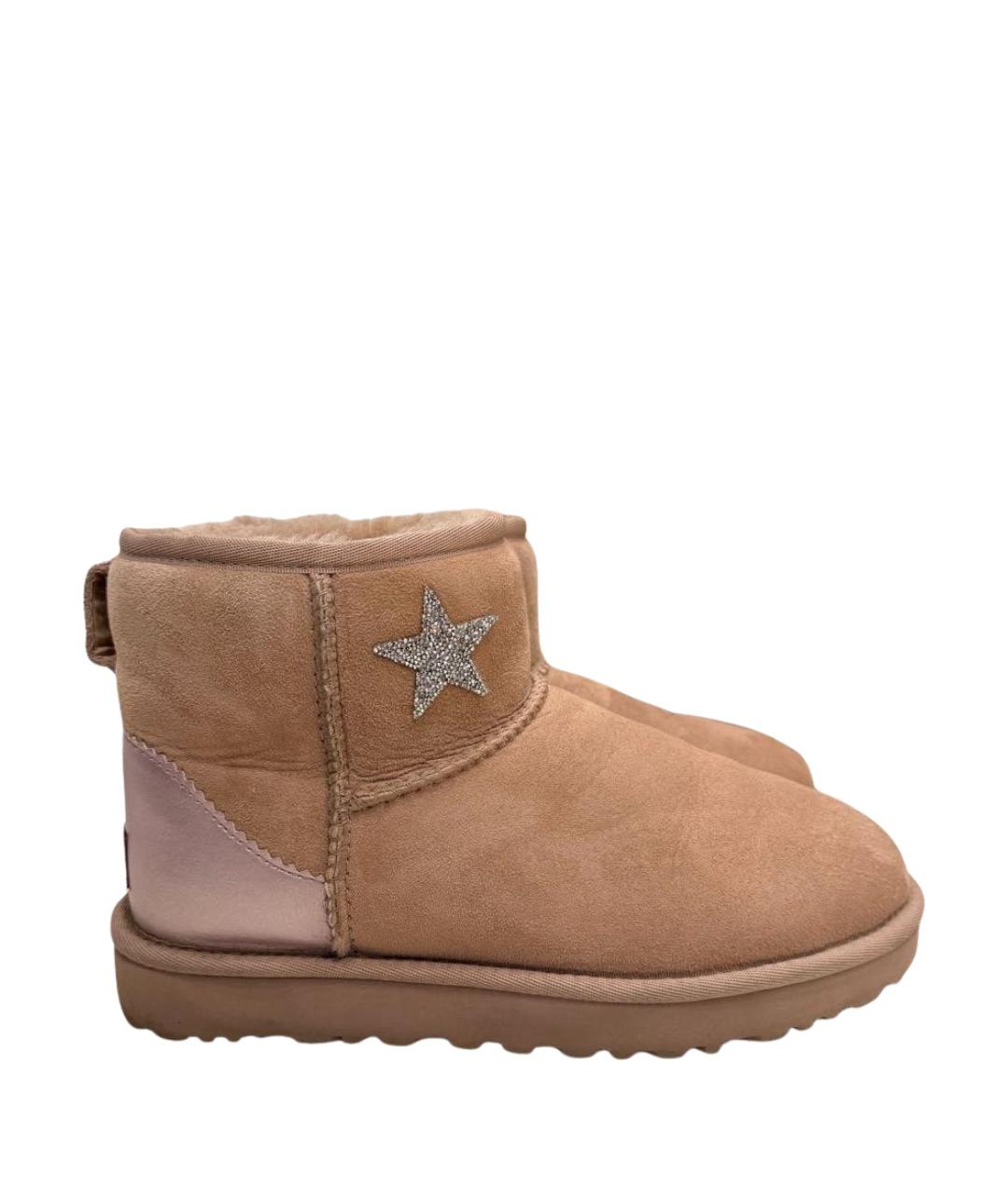 UGG AUSTRALIA Розовые замшевые сапоги, фото 1