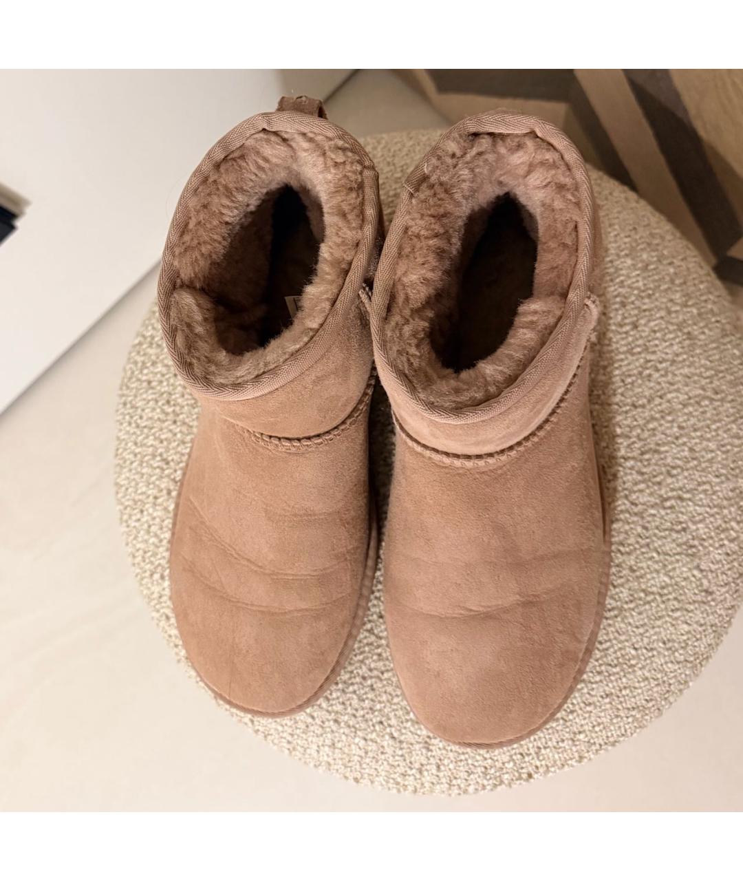 UGG AUSTRALIA Розовые замшевые сапоги, фото 3