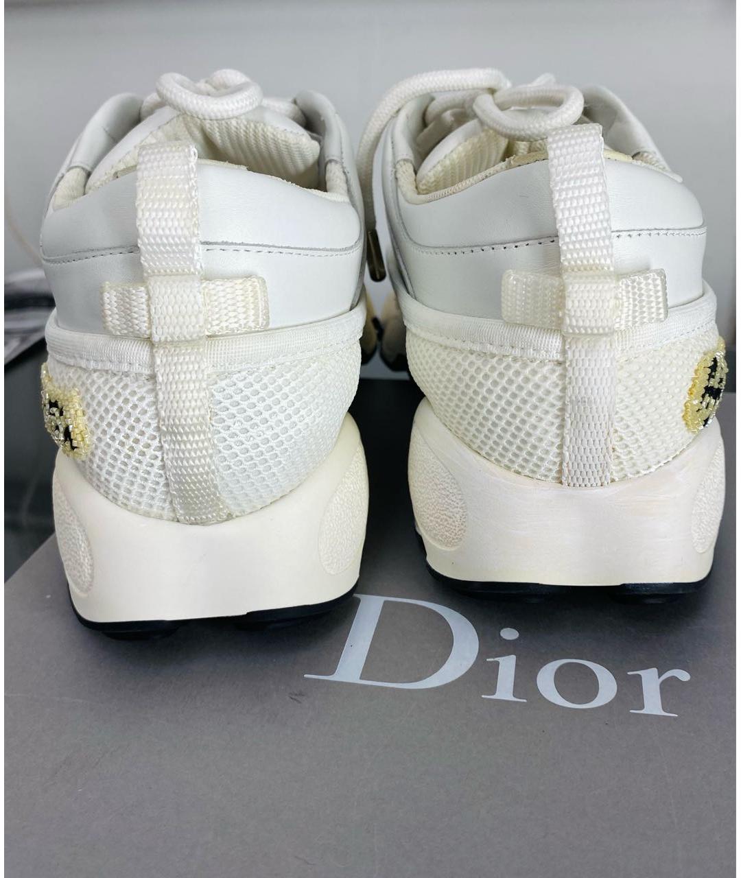 CHRISTIAN DIOR Белые кожаные кроссовки, фото 4