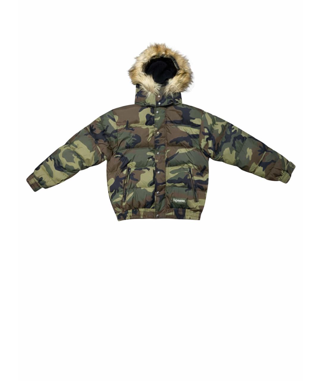 SUPREME Зеленый полиэстеровый пуховик, фото 1