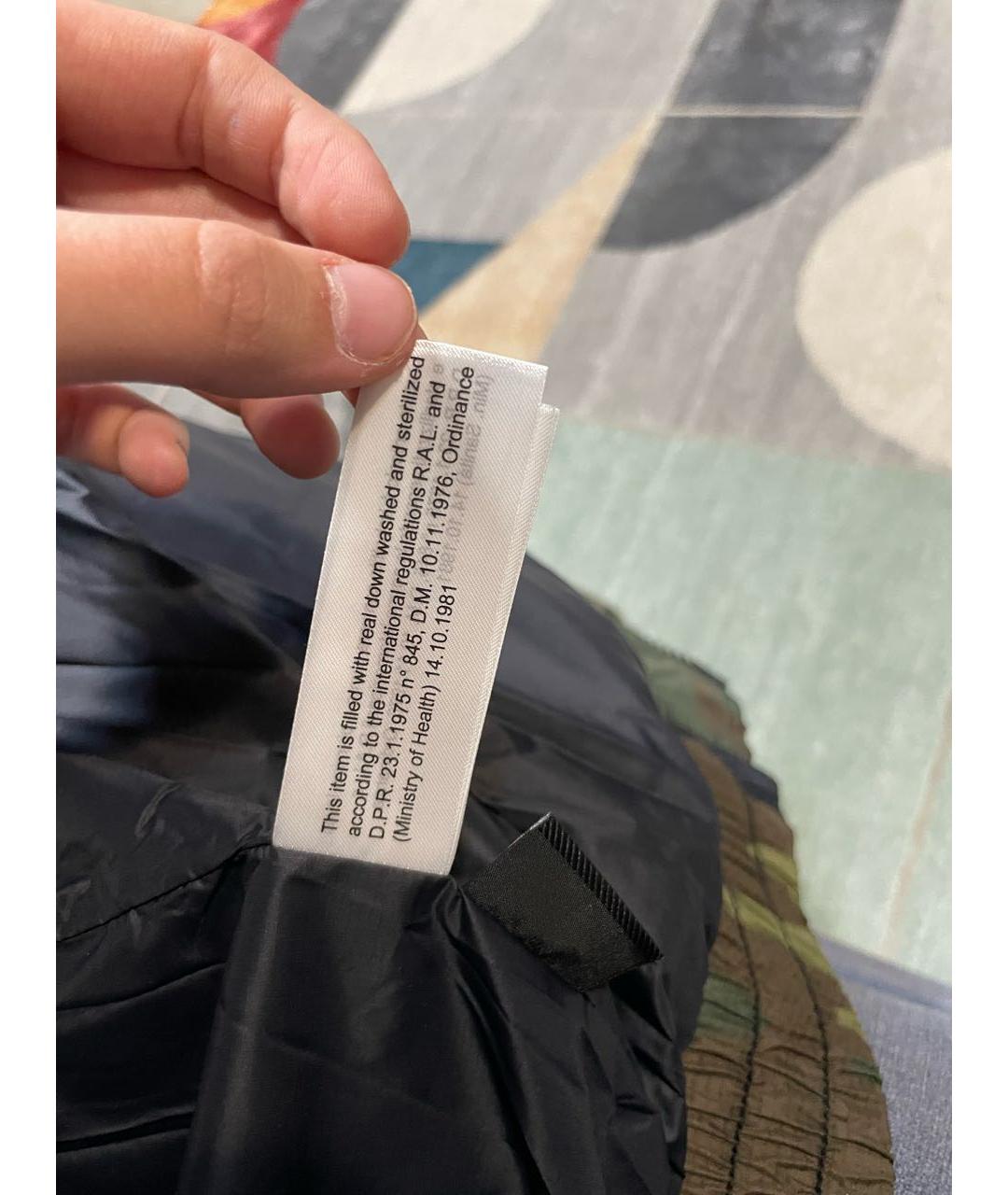 SUPREME Зеленый полиэстеровый пуховик, фото 6