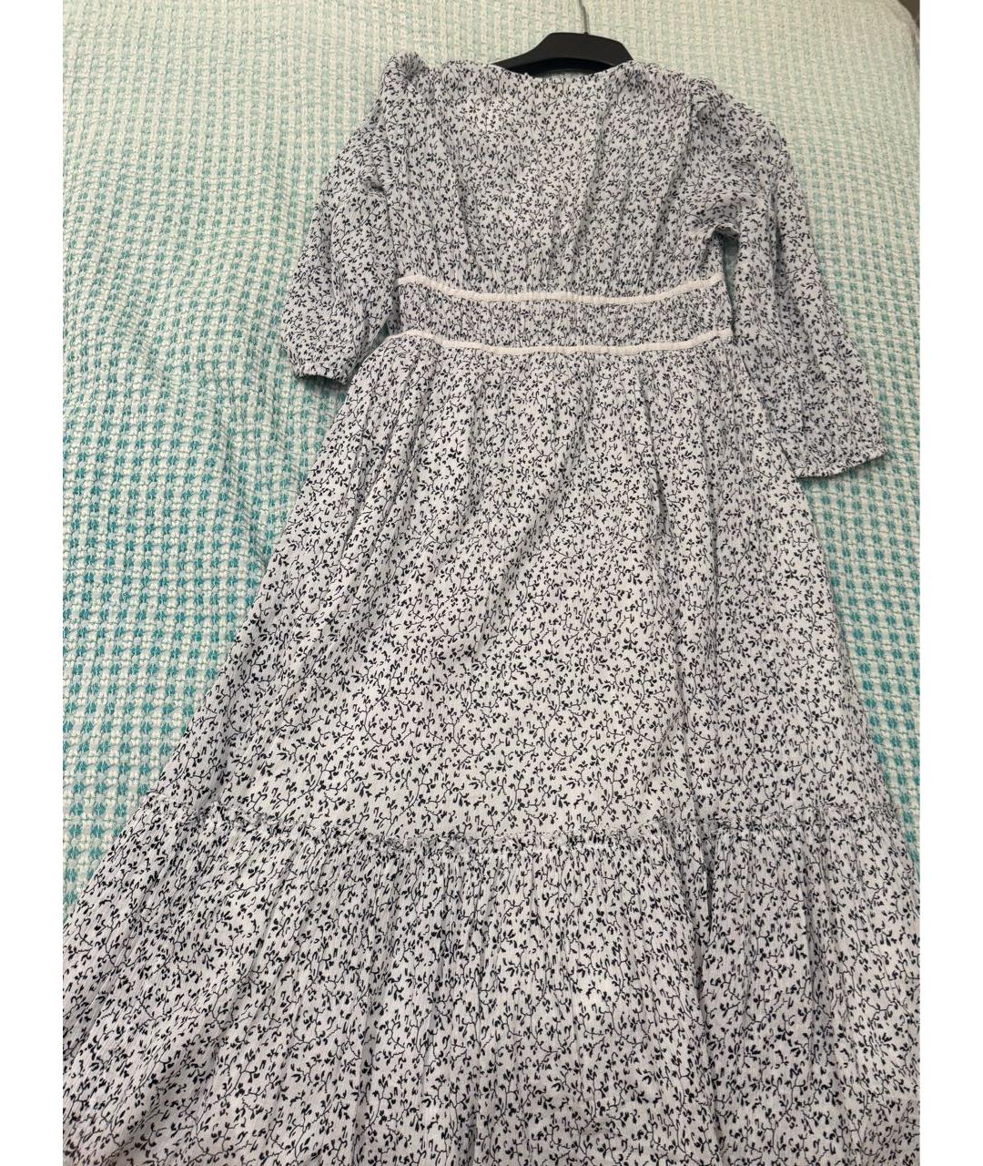 ULLA JOHNSON Мульти хлопковое повседневное платье, фото 6