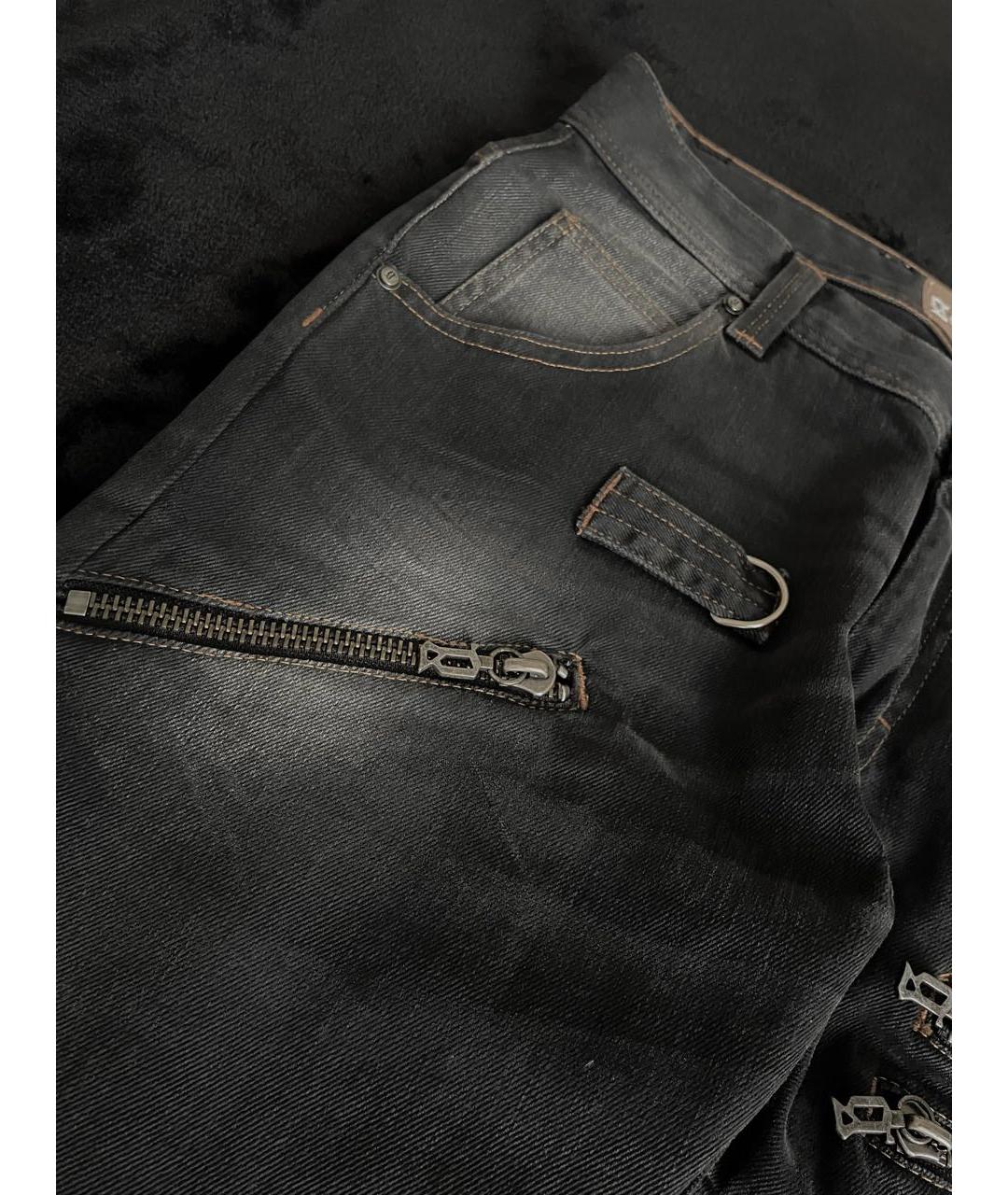 JOHN GALLIANO Черные джинсы скинни, фото 4