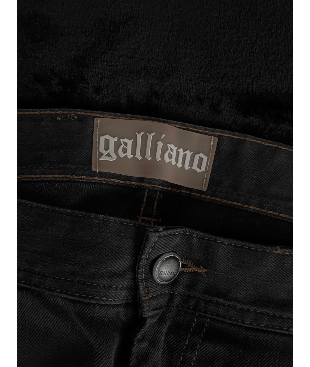 JOHN GALLIANO Черные джинсы скинни, фото 6