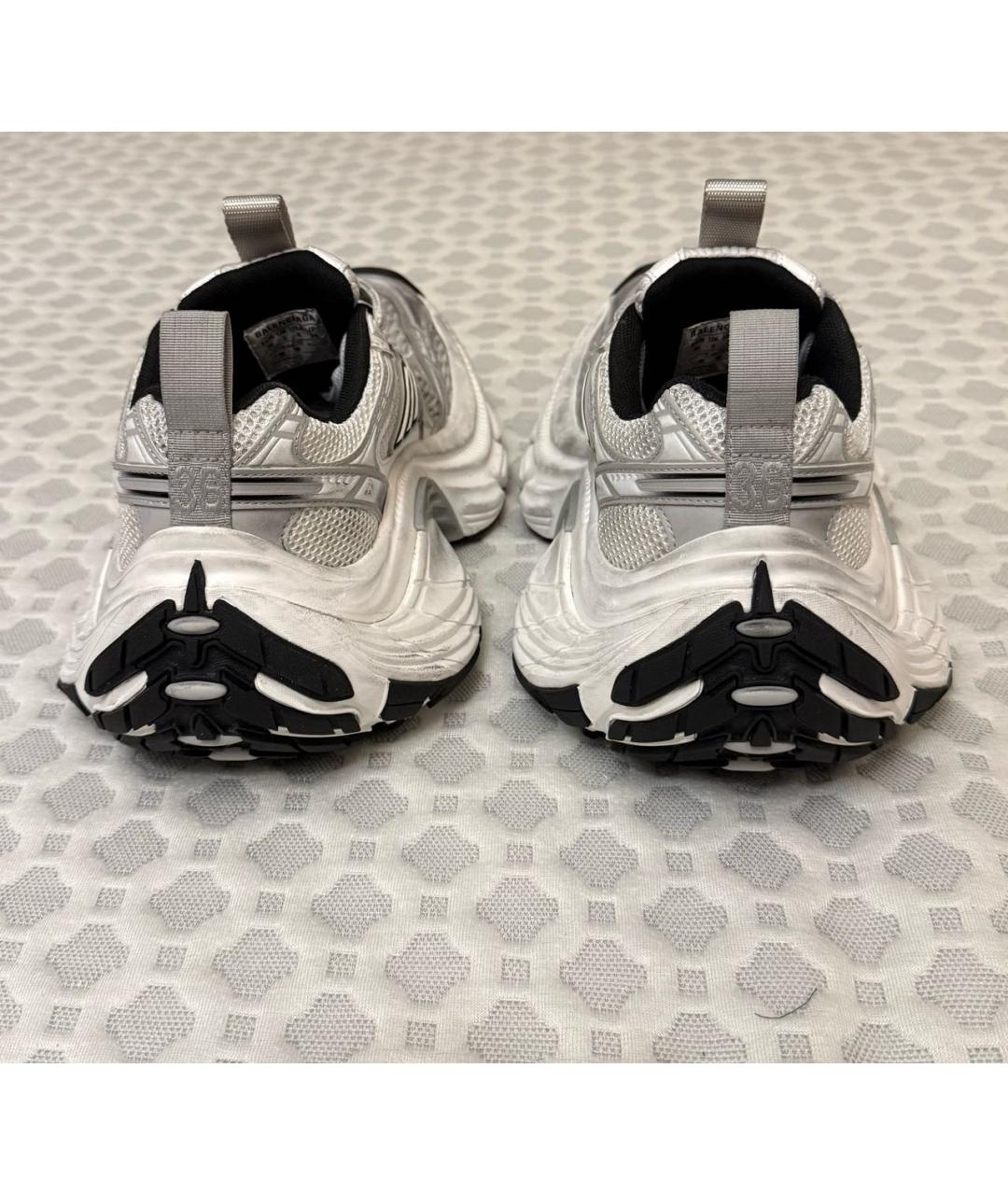 BALENCIAGA Серые текстильные кроссовки, фото 4