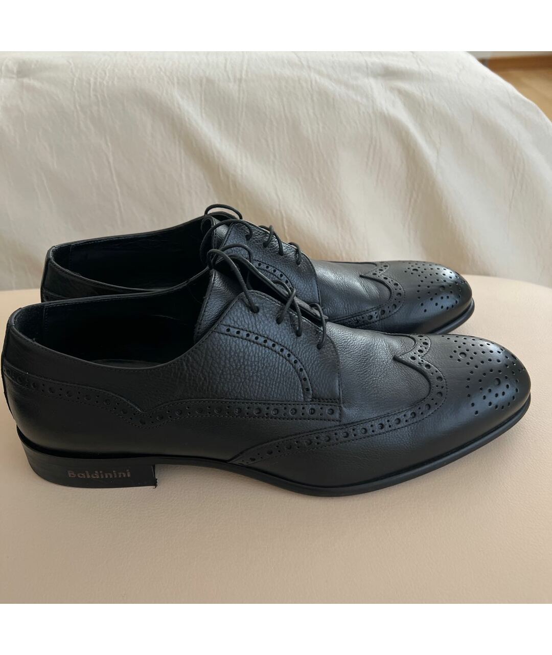 BALDININI Черные кожаные туфли, фото 9