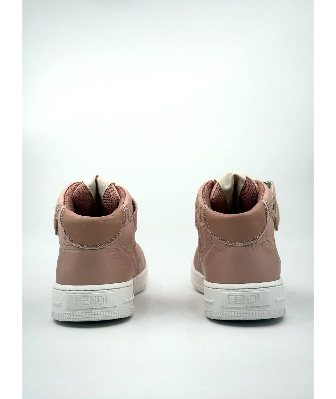 FENDI KIDS Розовые кеды, фото 3