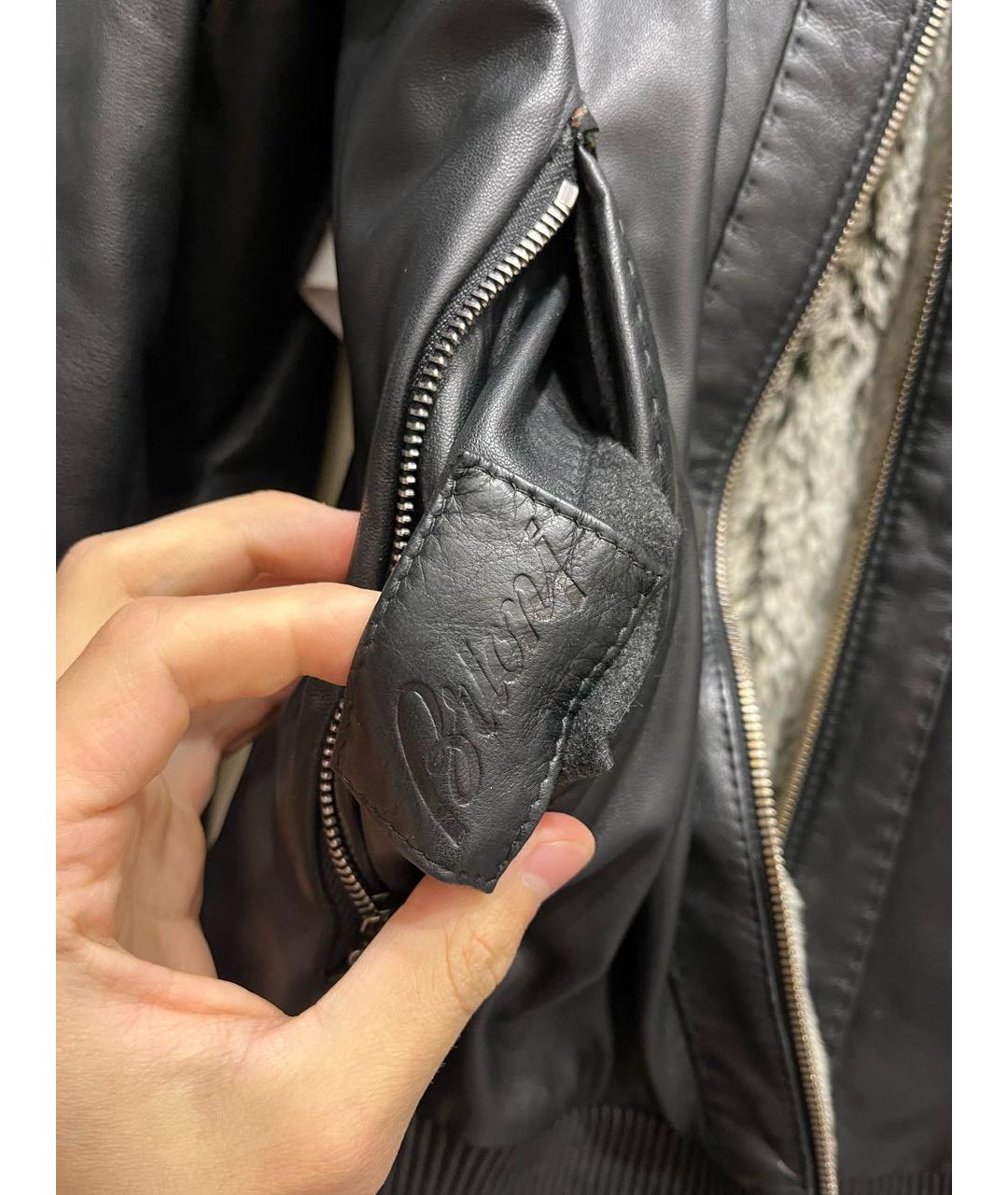 BRIONI Коричневая кожаная куртка, фото 5