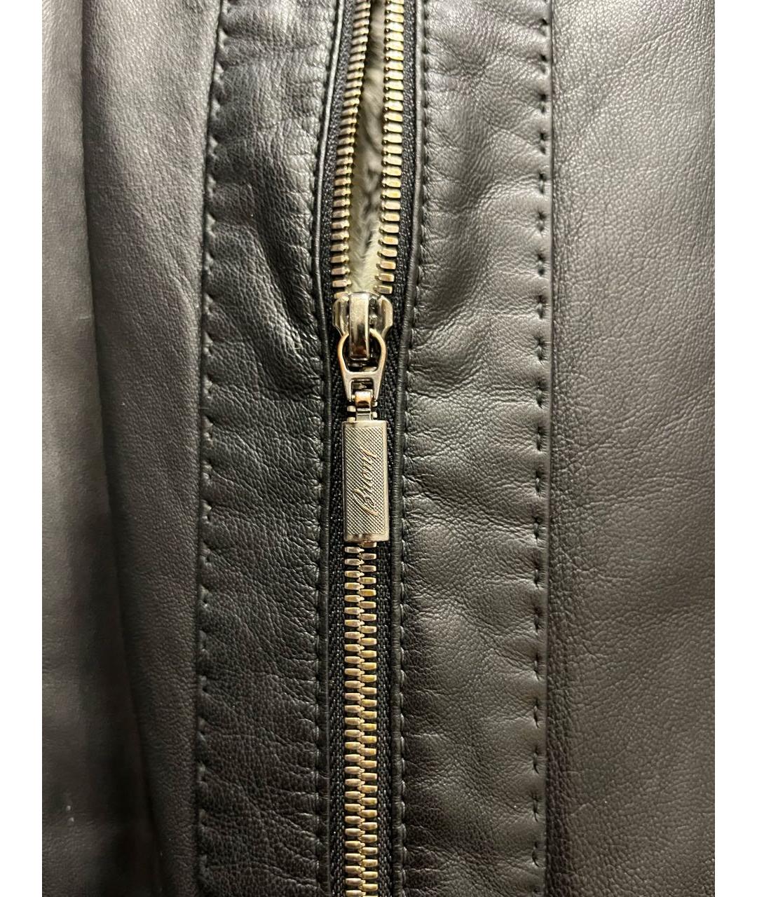 BRIONI Коричневая кожаная куртка, фото 6