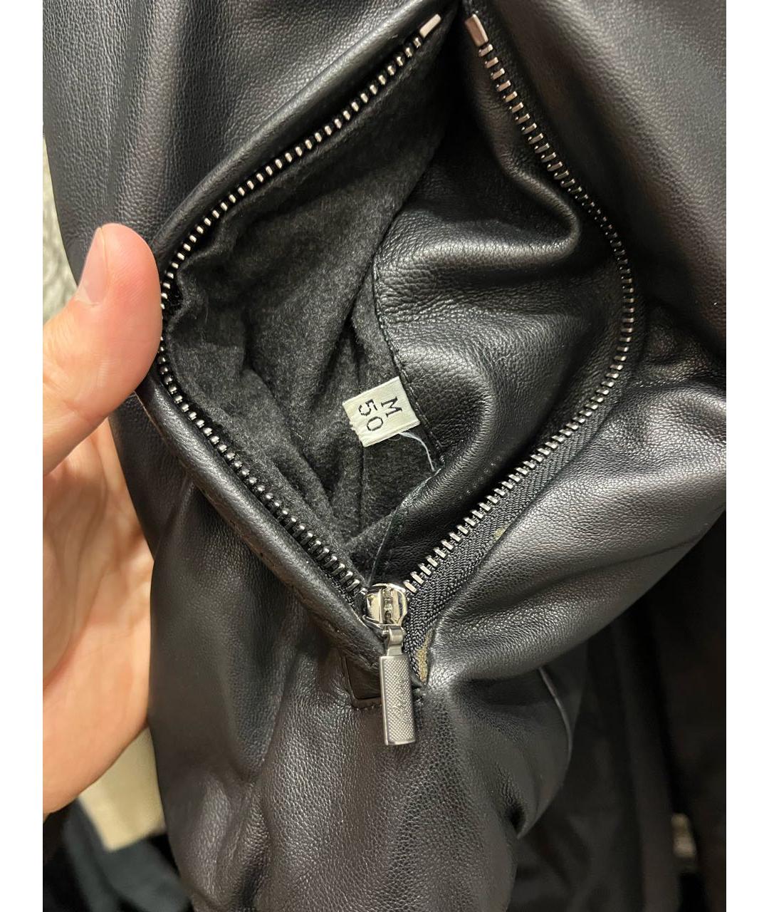 BRIONI Коричневая кожаная куртка, фото 4