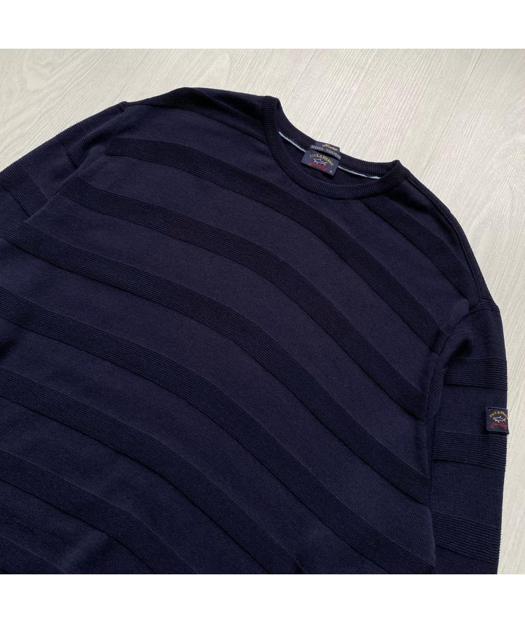PAUL & SHARK Темно-синий шерстяной джемпер / свитер, фото 2