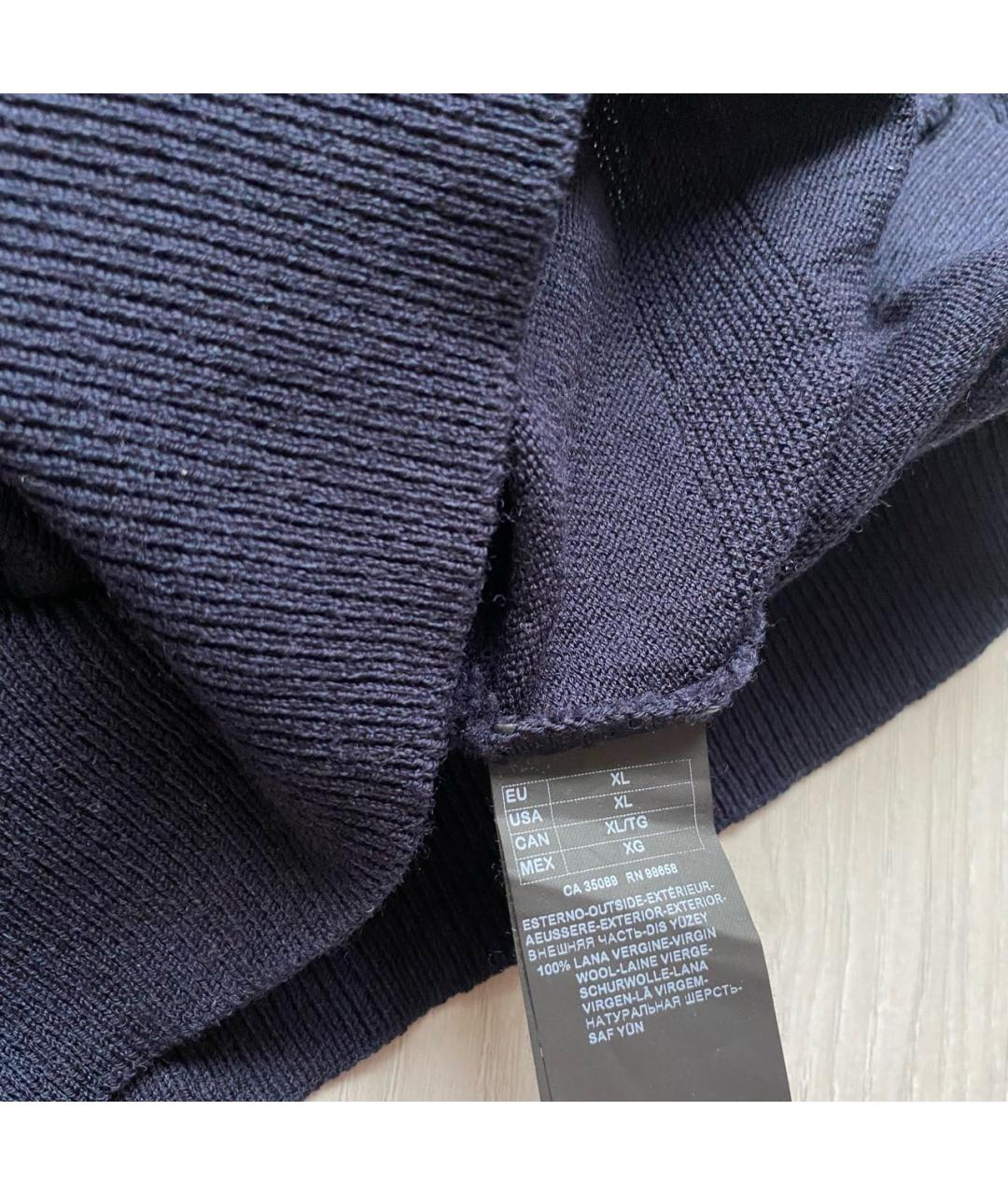 PAUL & SHARK Темно-синий шерстяной джемпер / свитер, фото 7