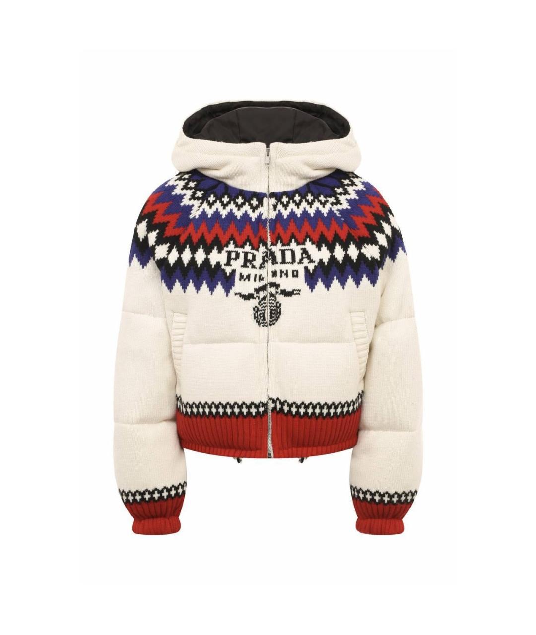 PRADA Бежевая шерстяная куртка, фото 4