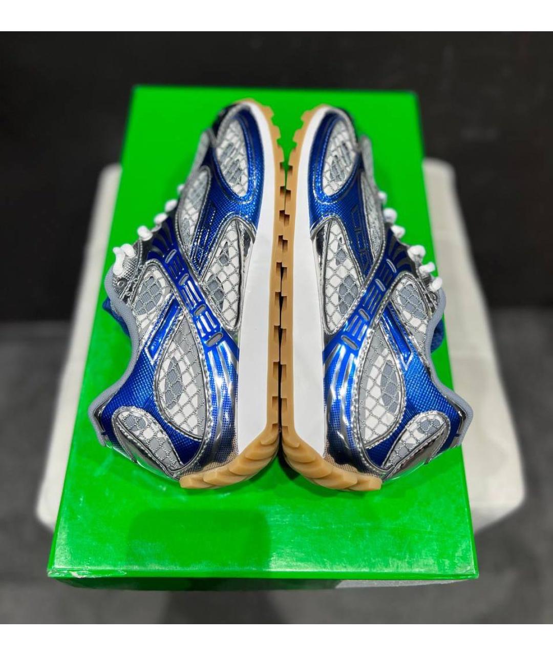 BOTTEGA VENETA Мульти текстильные кроссовки, фото 4