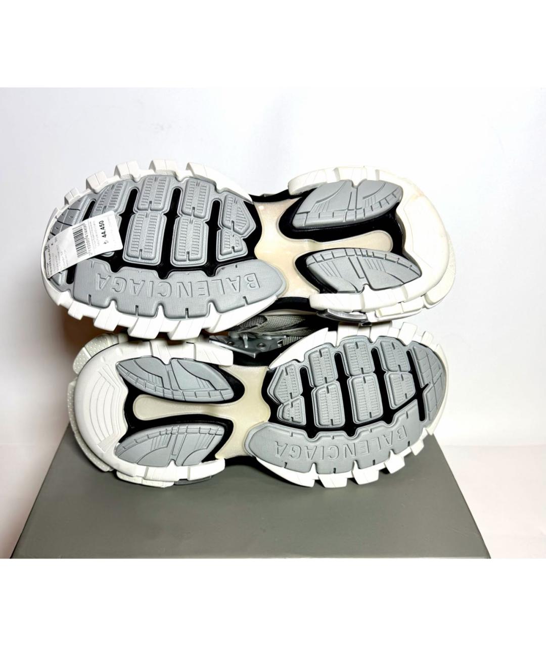 BALENCIAGA Серые текстильные кроссовки, фото 5