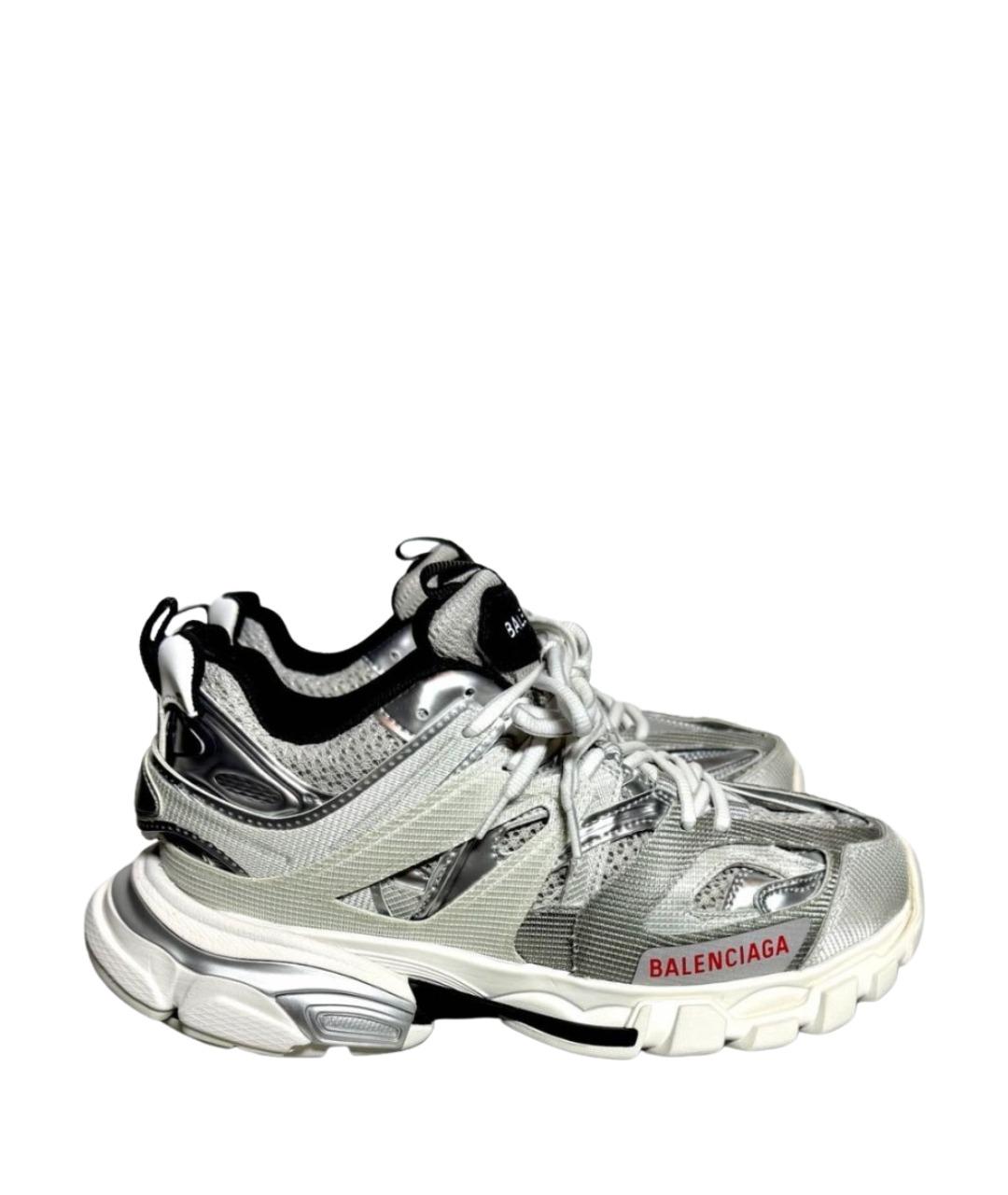 BALENCIAGA Серые текстильные кроссовки, фото 1