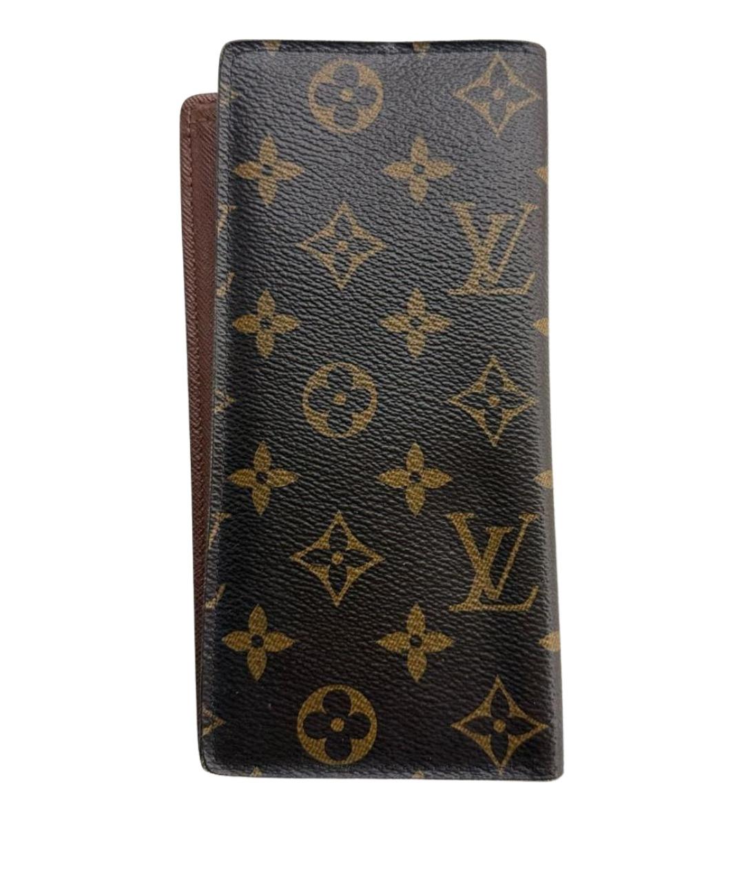 LOUIS VUITTON Коричневый кошелек, фото 1