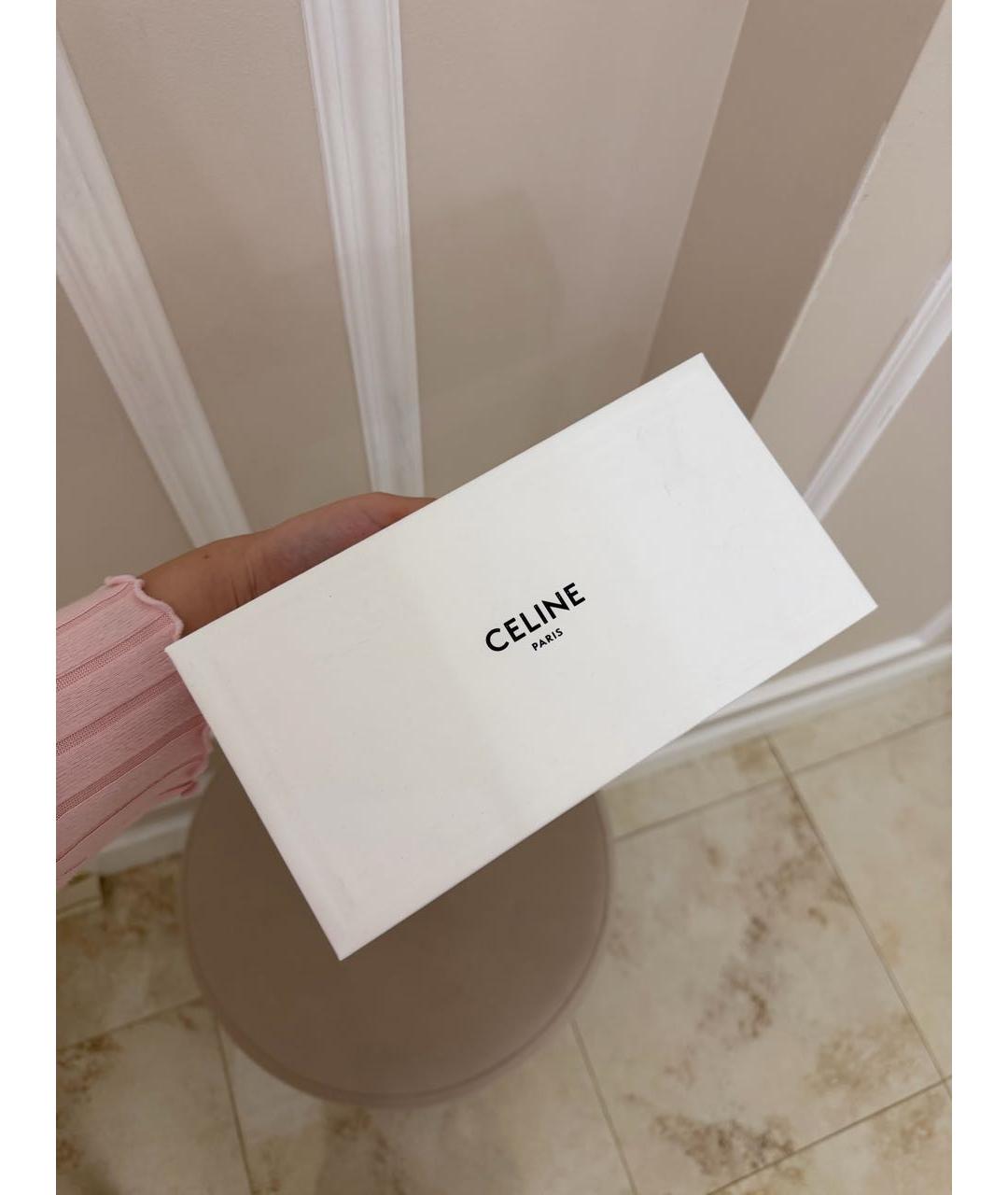 CELINE Черные пластиковые солнцезащитные очки, фото 5