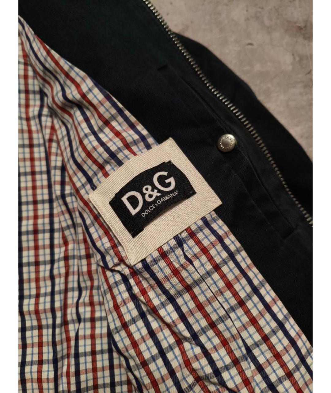 DOLCE&GABBANA Темно-синий хлопковый комбинезон, фото 3