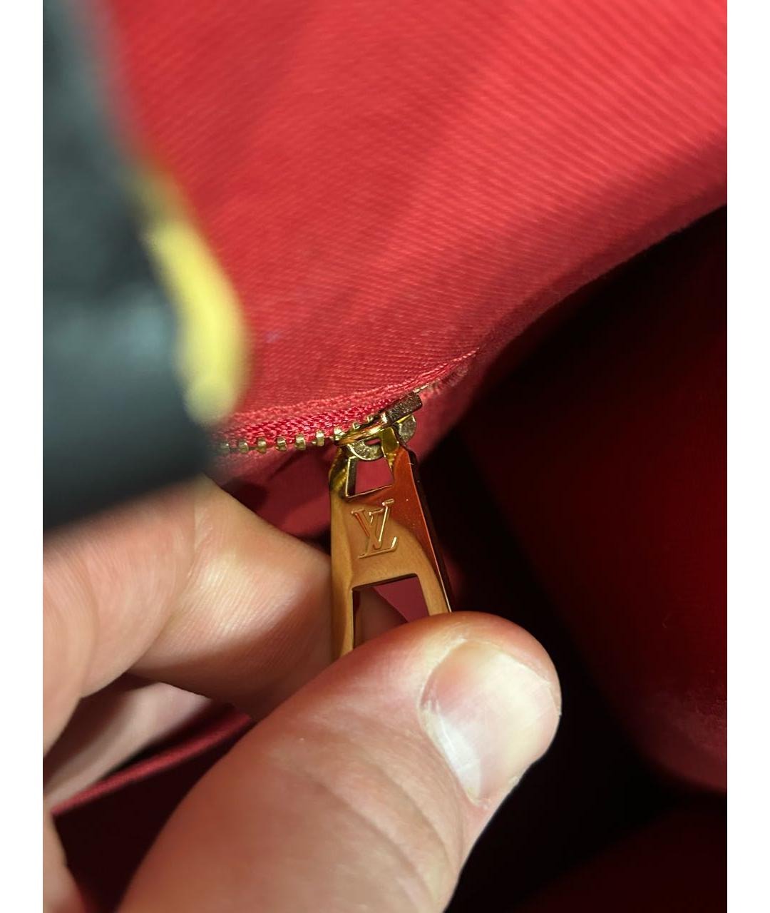 LOUIS VUITTON Коричневая сумка с короткими ручками, фото 6