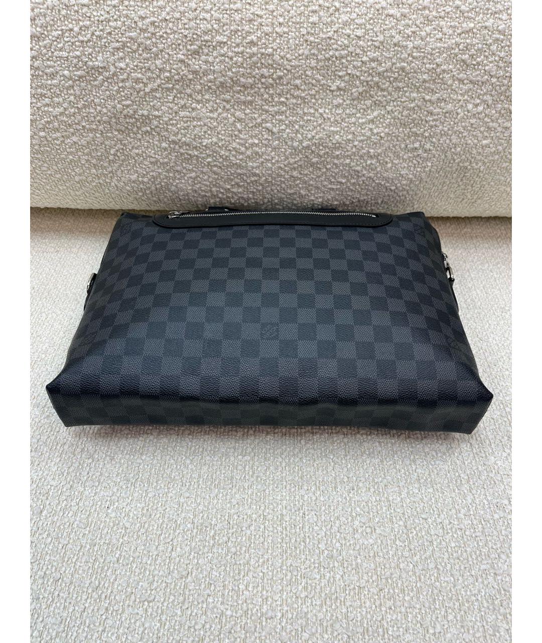 LOUIS VUITTON Черный портфель, фото 5