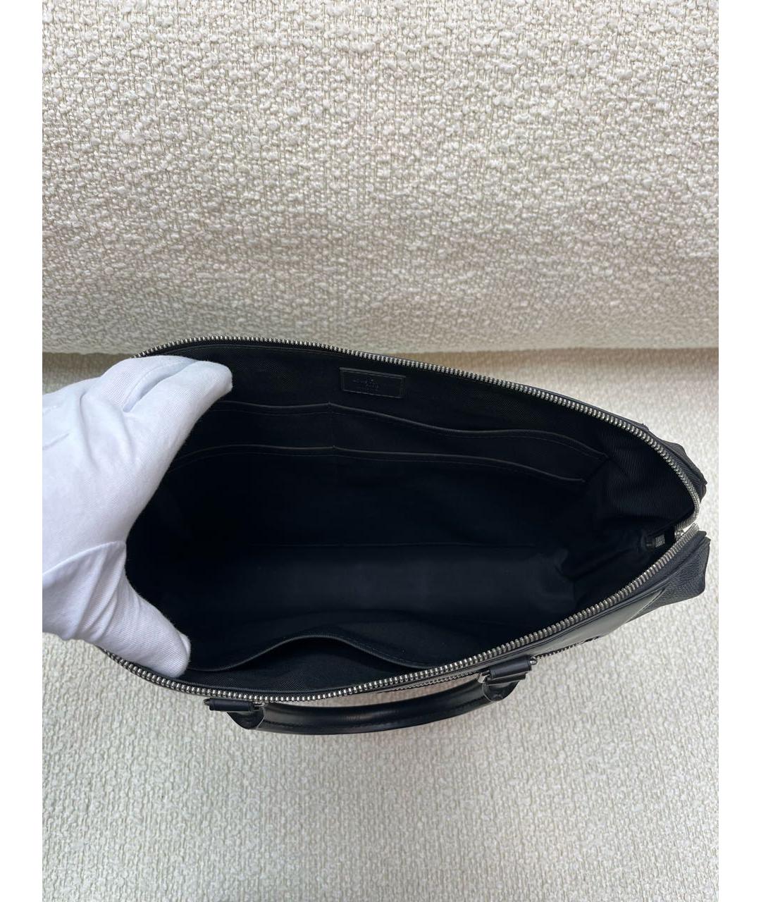 LOUIS VUITTON Черный портфель, фото 4