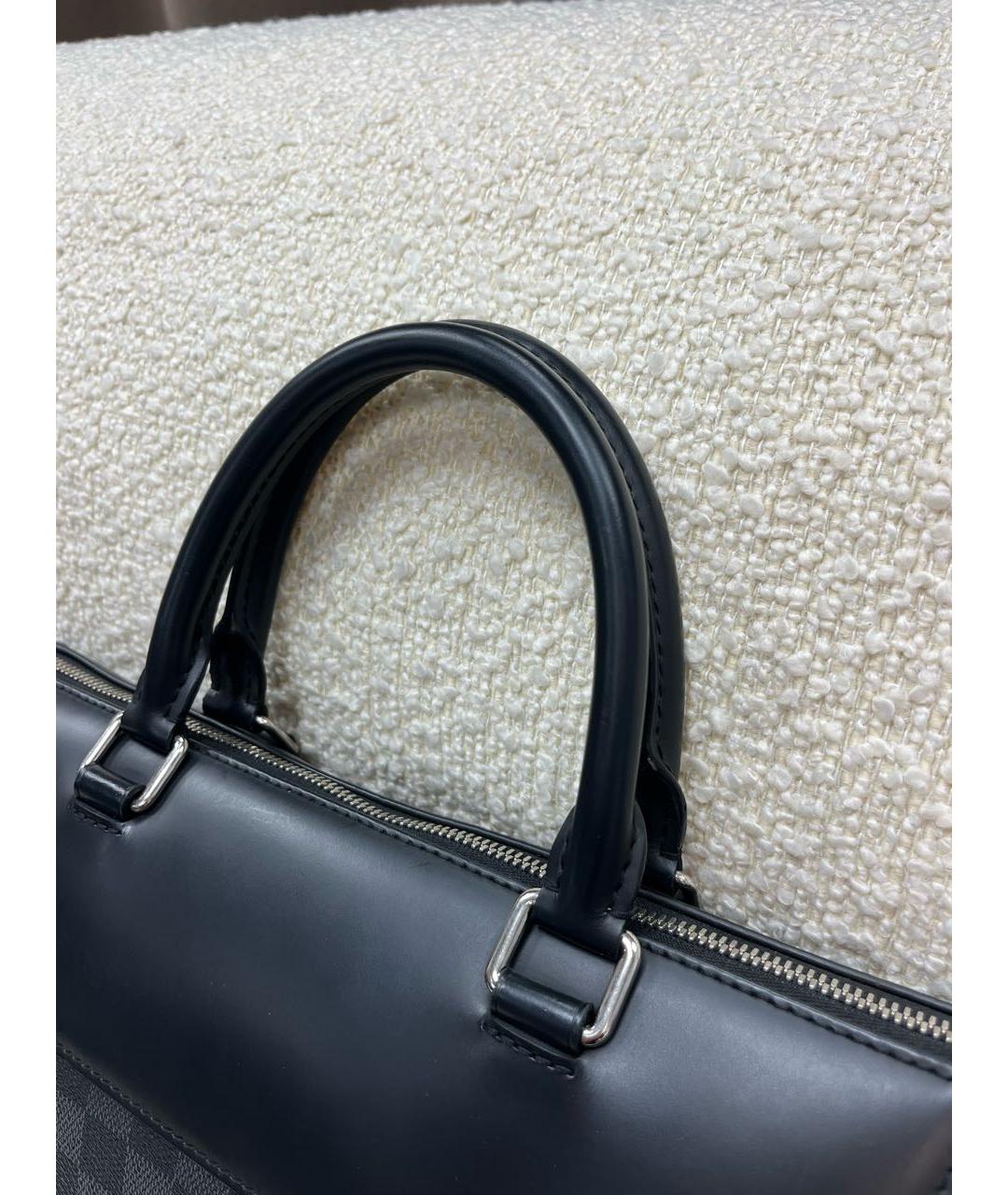 LOUIS VUITTON Черный портфель, фото 7