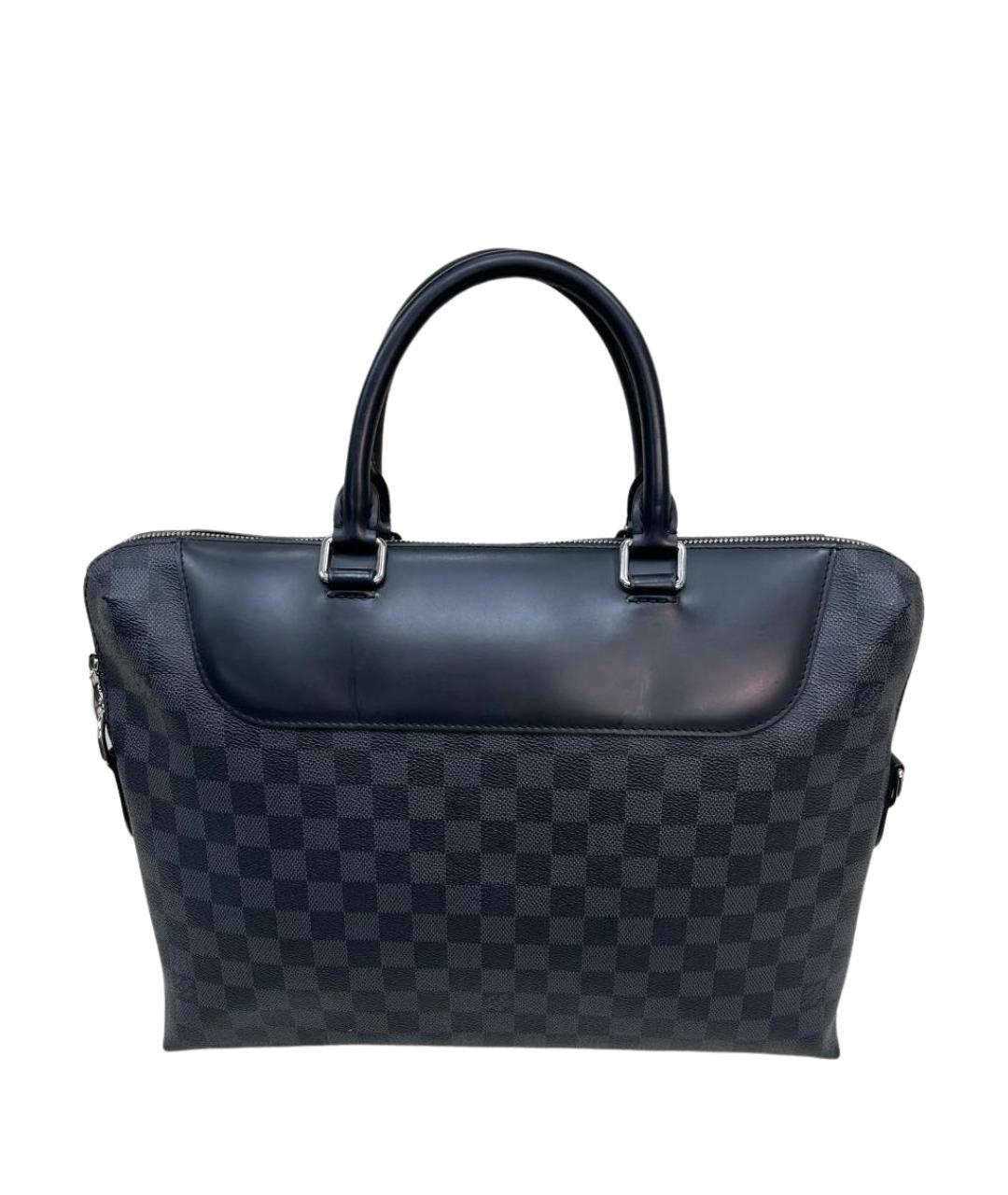 LOUIS VUITTON Черный портфель, фото 1
