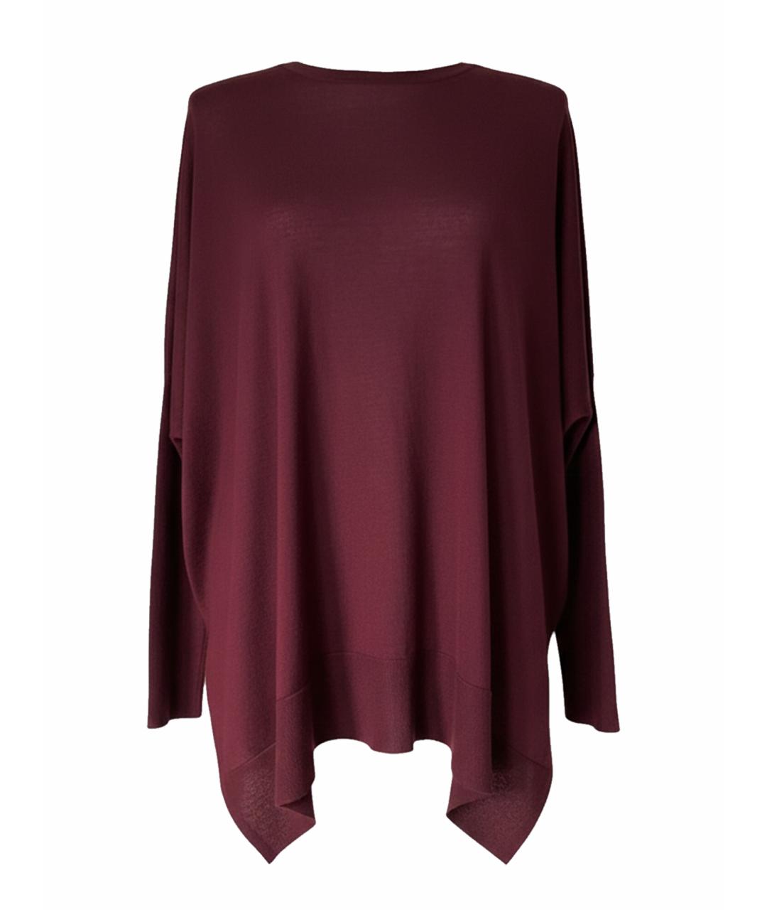 GUCCI Бордовый кашемировый джемпер / свитер, фото 1