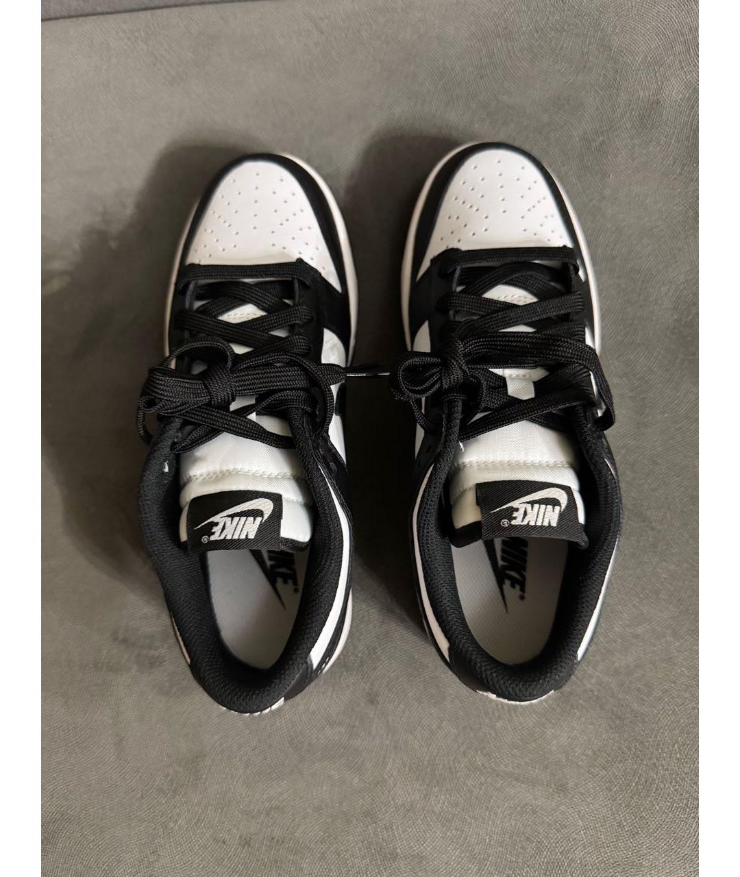 NIKE Черные кожаные кеды, фото 3