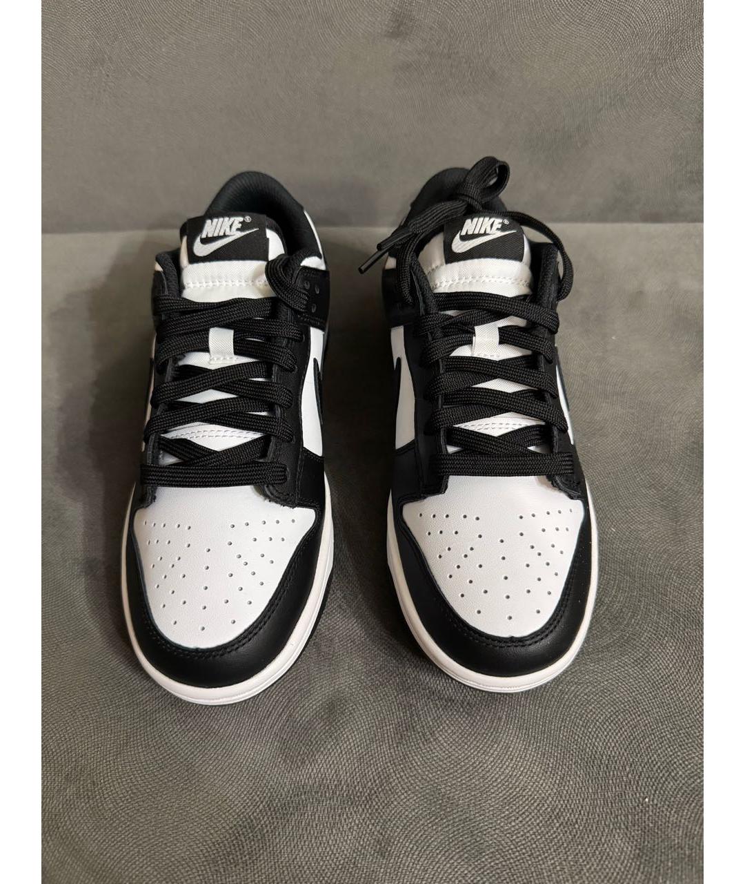 NIKE Черные кожаные кеды, фото 2