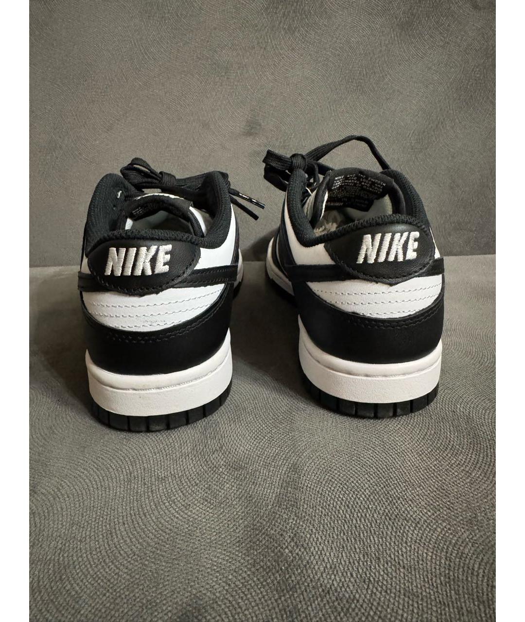 NIKE Черные кожаные кеды, фото 4