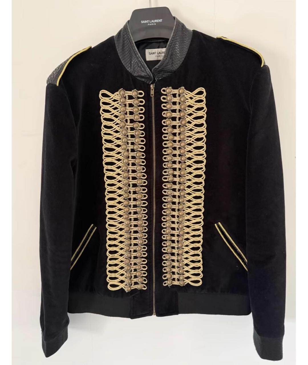 SAINT LAURENT Черный жакет/пиджак, фото 3