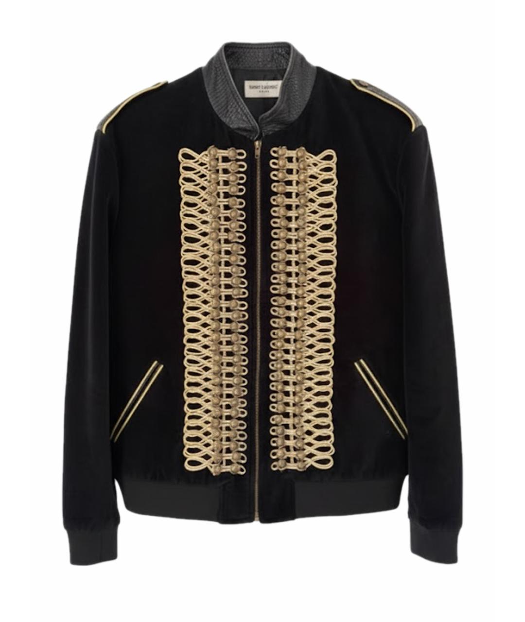 SAINT LAURENT Черный жакет/пиджак, фото 1